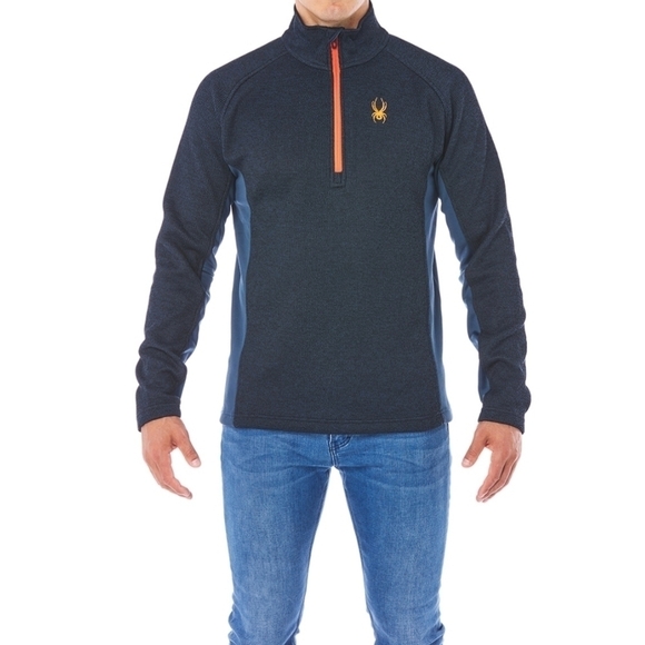Spyder 1/4 Zip Sweater Pullover Men's Size Large - Picture 1 of 10